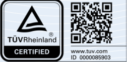 TÜV Zertifikat